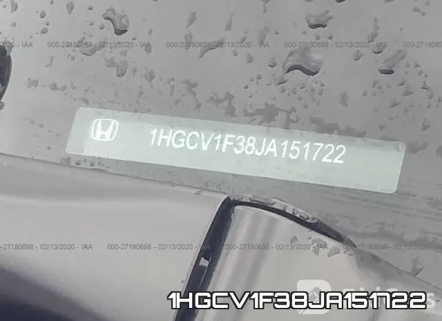 1HGCV1F38JA151722 фото 10