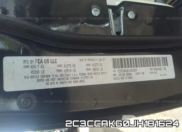 2C3CCAKG0JH181624 фото 10