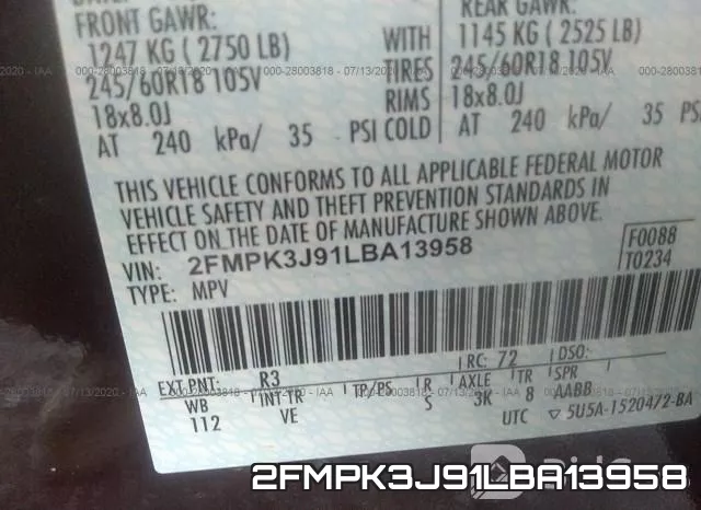 2FMPK3J91LBA13958 фото 10