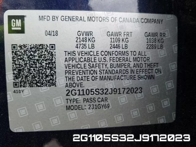 2G1105S32J9172023 фото 2