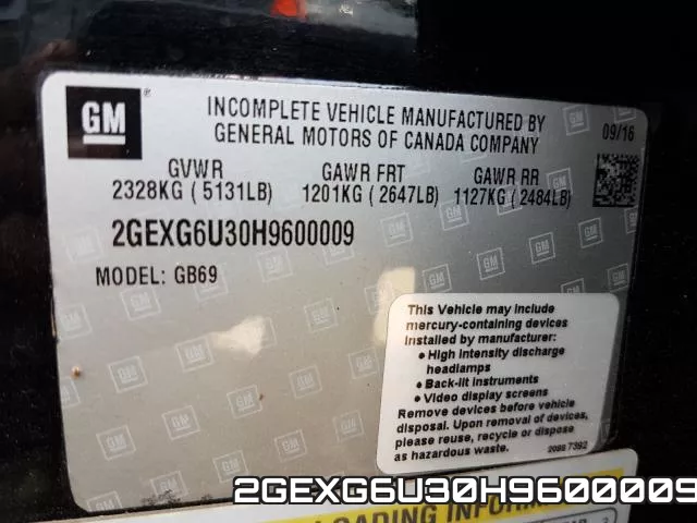 2GEXG6U30H9600009 фото 2