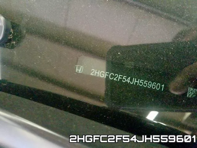 2HGFC2F54JH559601 фото 2