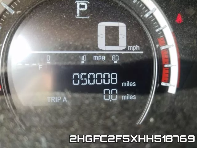 2HGFC2F5XHH518769 фото 9