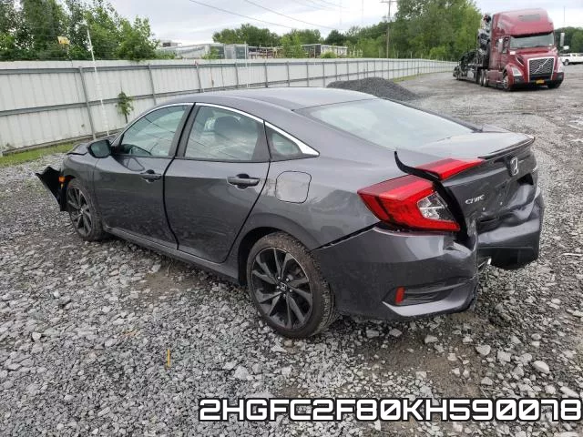 2HGFC2F80KH590078 фото 4