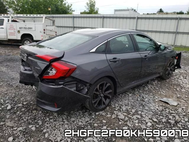 2HGFC2F80KH590078 фото 5