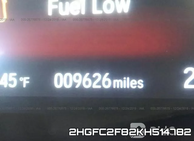 2HGFC2F82KH514782 фото 8