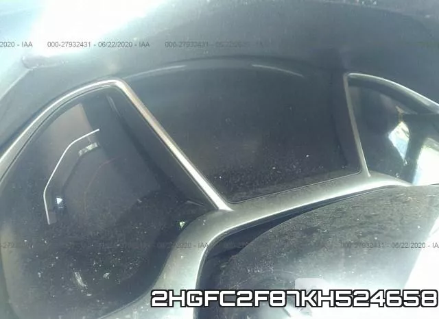 2HGFC2F87KH524658 фото 8