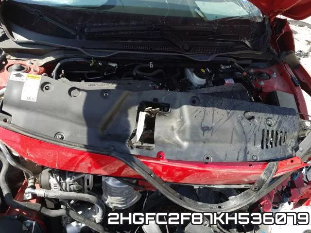 2HGFC2F87KH536079 фото 8