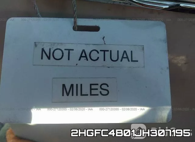 2HGFC4B01JH307195 фото 8
