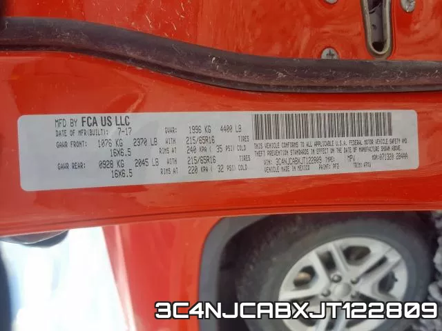 3C4NJCABXJT122809 фото 2