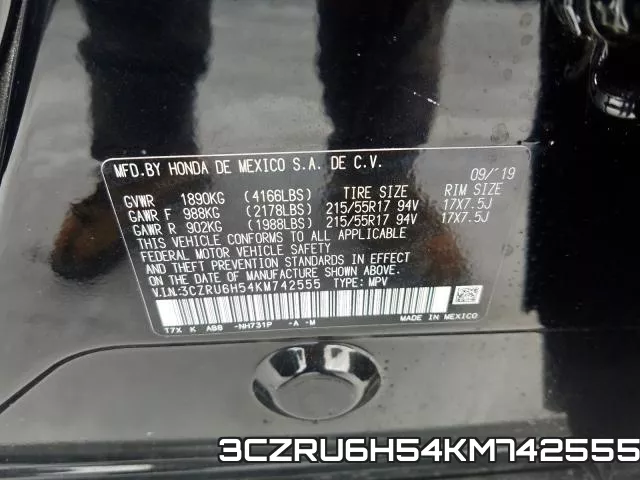 3CZRU6H54KM742555 фото 2
