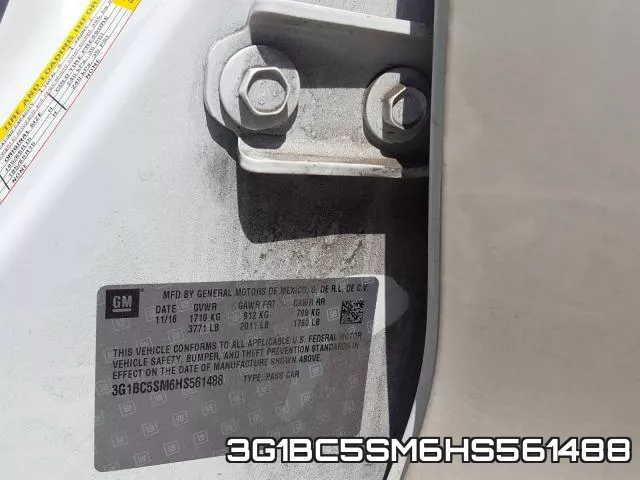 3G1BC5SM6HS561488 фото 2