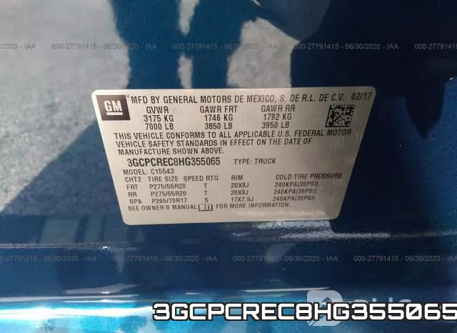 3GCPCREC8HG355065 фото 10