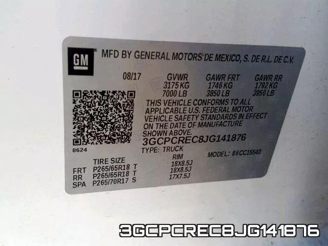 3GCPCREC8JG141876 фото 2