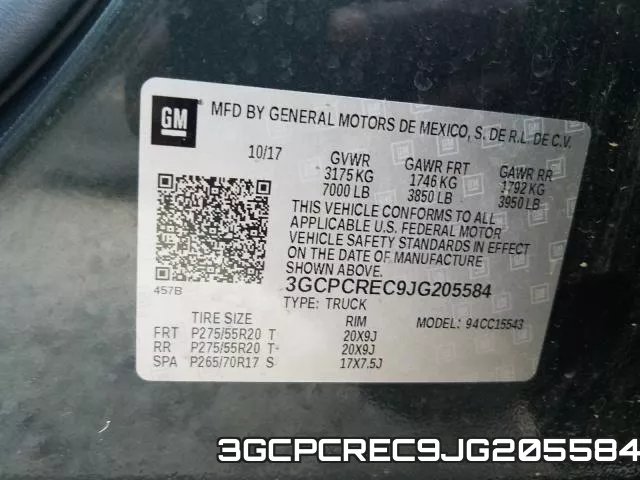 3GCPCREC9JG205584 фото 2