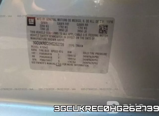 3GCUKREC0HG262739 фото 10
