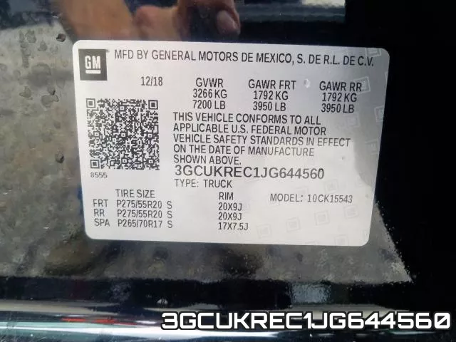 3GCUKREC1JG644560 фото 2