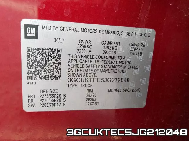 3GCUKTEC5JG212048 фото 2