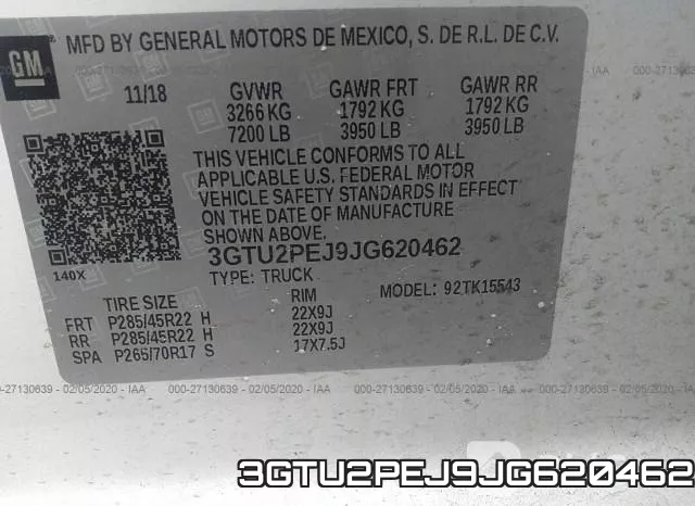 3GTU2PEJ9JG620462 фото 10