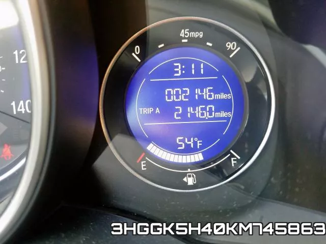 3HGGK5H40KM745863 фото 9