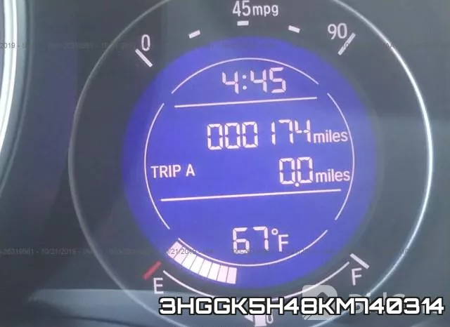 3HGGK5H48KM740314 фото 8