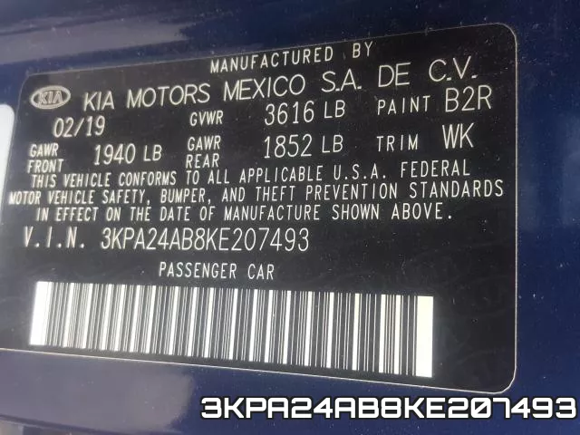3KPA24AB8KE207493 фото 2