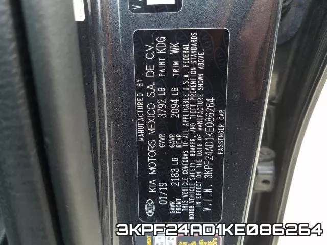 3KPF24AD1KE086264 фото 2