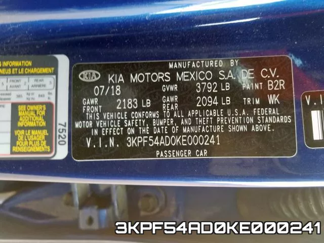 3KPF54AD0KE000241 фото 2