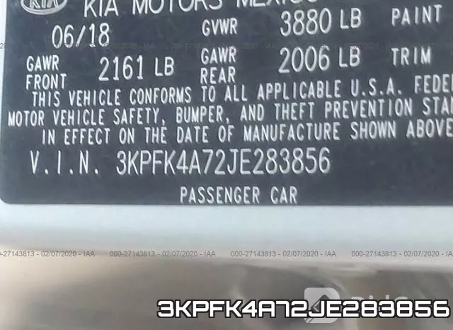 3KPFK4A72JE283856 фото 10