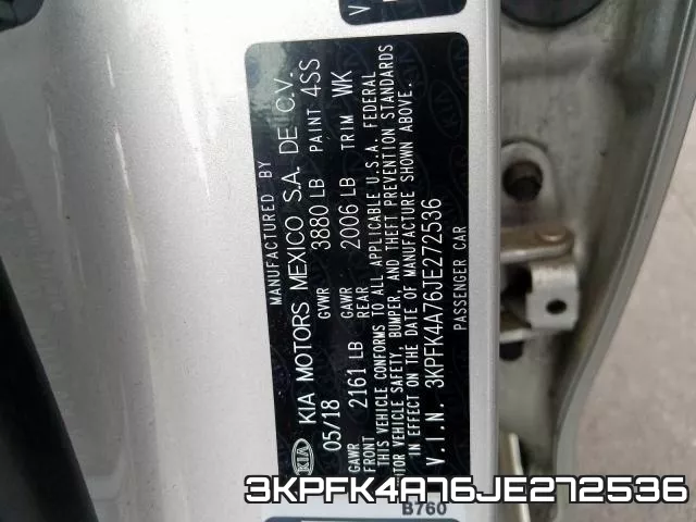 3KPFK4A76JE272536 фото 2