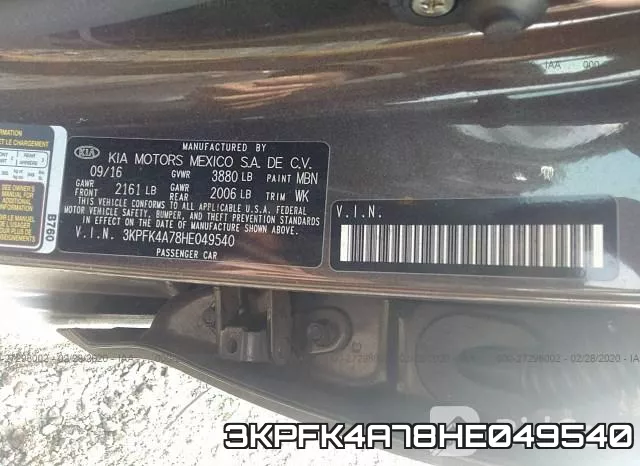 3KPFK4A78HE049540 фото 10