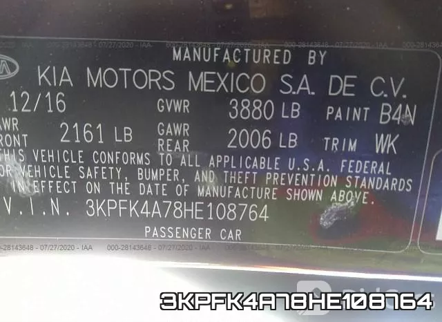 3KPFK4A78HE108764 фото 10