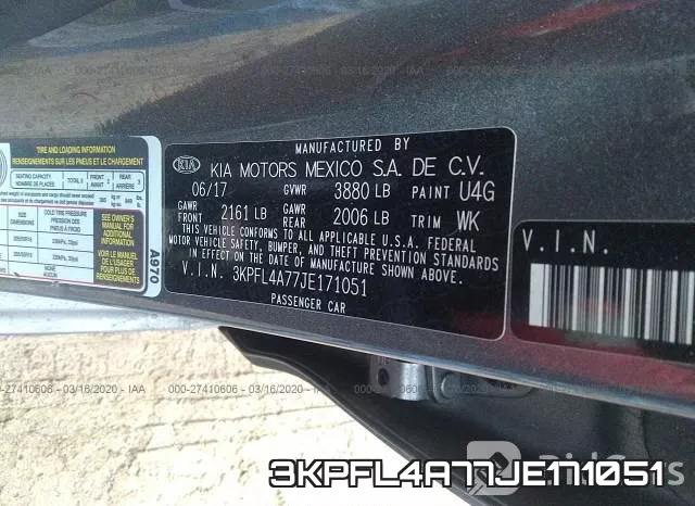 3KPFL4A77JE171051 фото 10