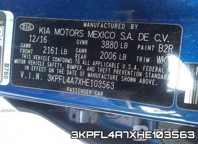 3KPFL4A7XHE103563 фото 10