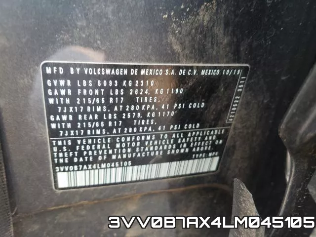 3VV0B7AX4LM045105 фото 2