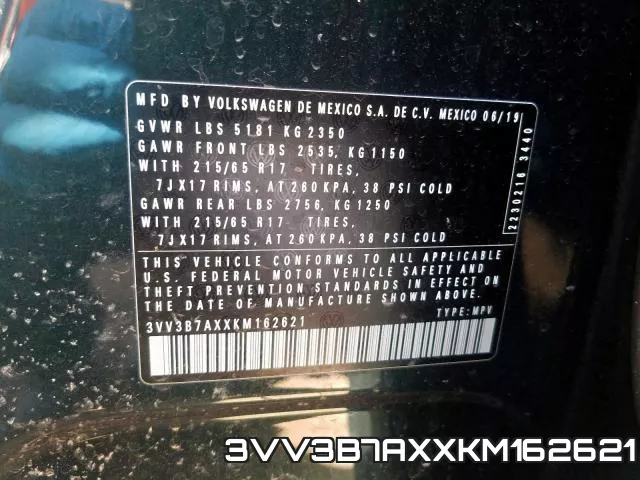 3VV3B7AXXKM162621 фото 2