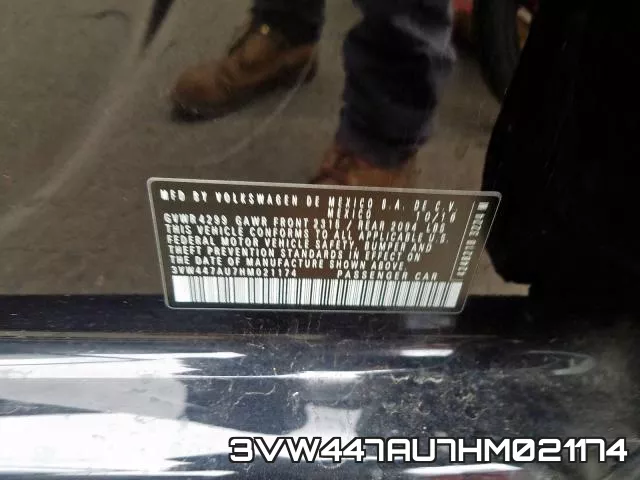 3VW447AU7HM021174 фото 2