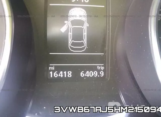 3VWB67AJ5HM215094 фото 8