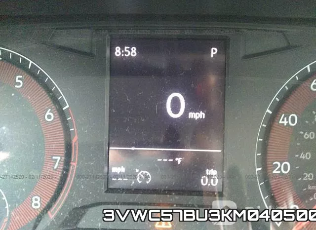 3VWC57BU3KM040500 фото 8