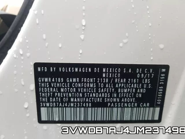 3VWDB7AJ4JM237498 фото 2