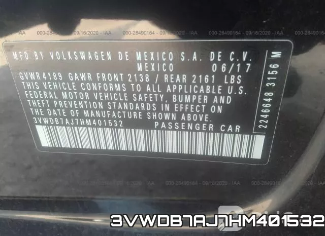 3VWDB7AJ7HM401532 фото 10