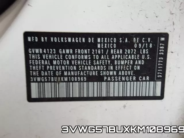 3VWG57BUXKM108969 фото 2
