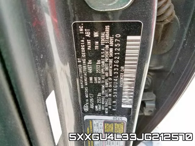 5XXGU4L33JG212570 фото 2