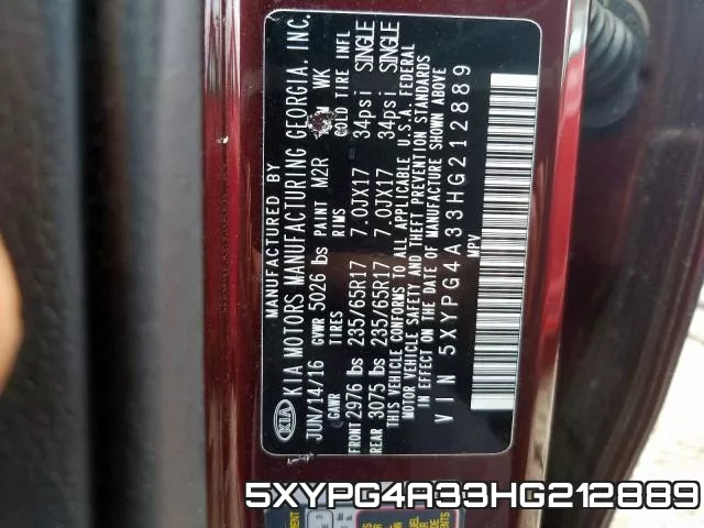 5XYPG4A33HG212889 фото 2