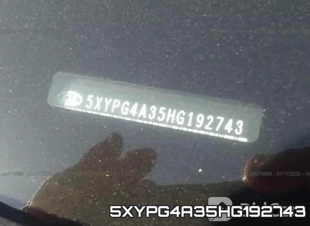 5XYPG4A35HG192743 фото 10