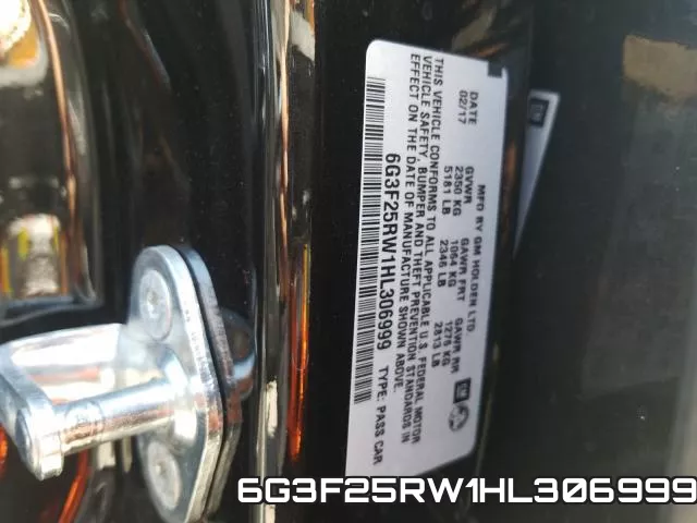 6G3F25RW1HL306999 фото 2