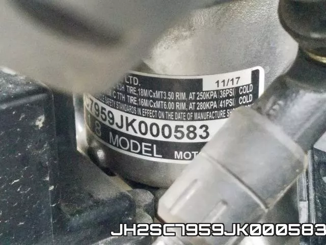 JH2SC7959JK000583 фото 2