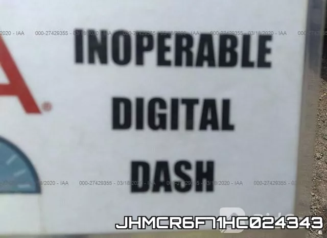 JHMCR6F71HC024343 фото 8