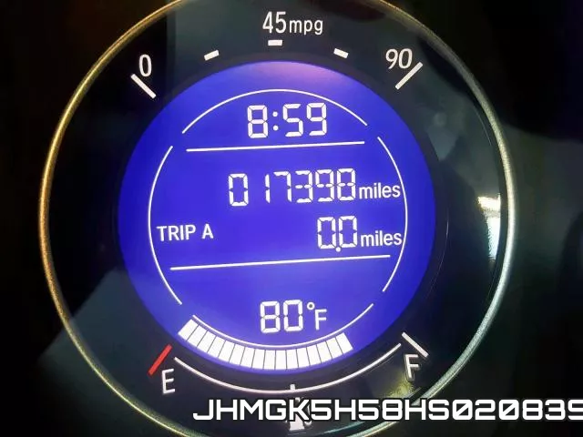 JHMGK5H58HS020839 фото 9