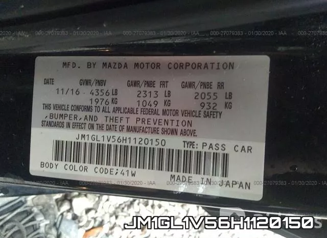 JM1GL1V56H1120150 фото 10